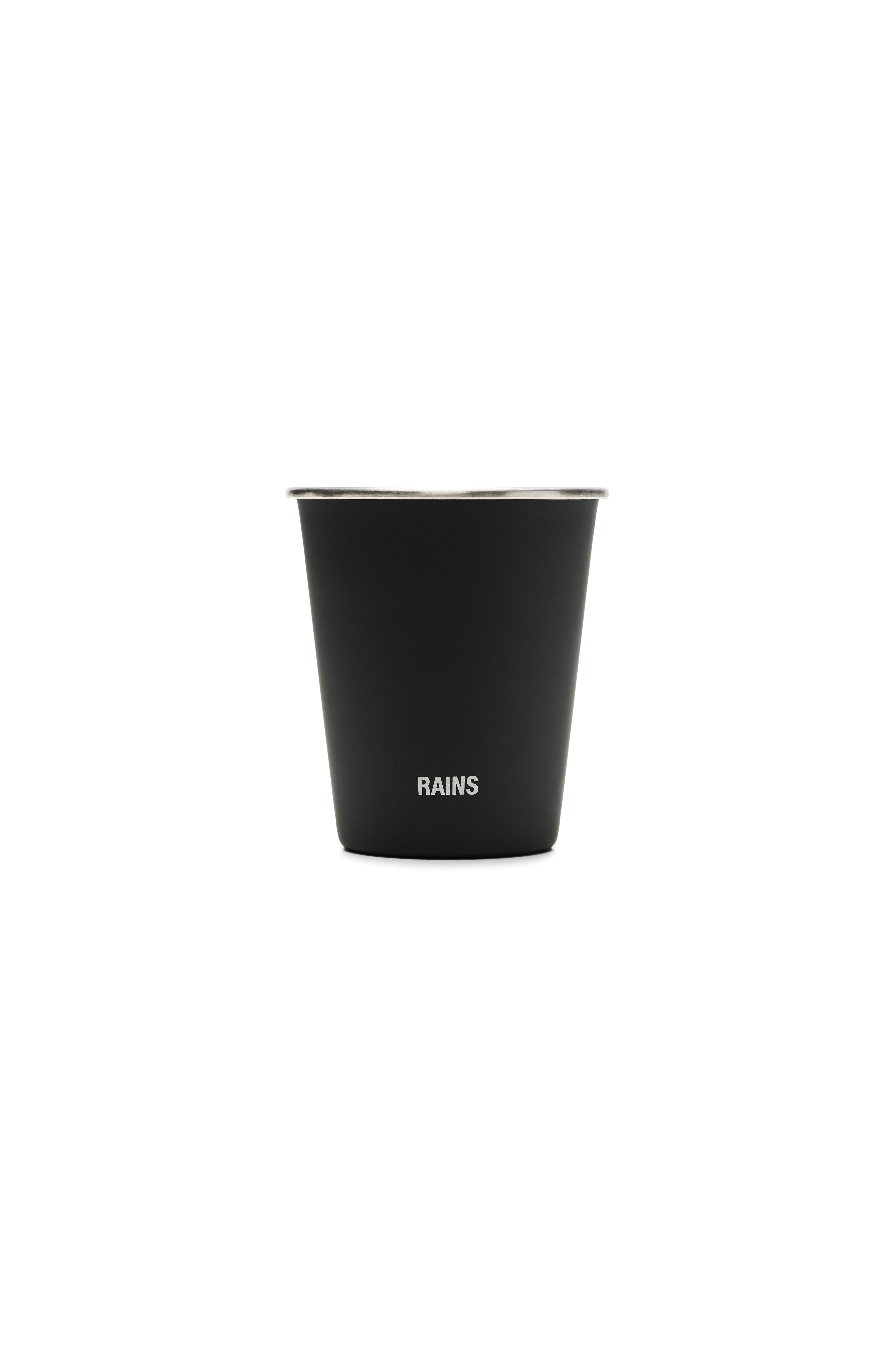 RAINS Stainless Steel 2-Pack Cups 250ml Black Drink wear