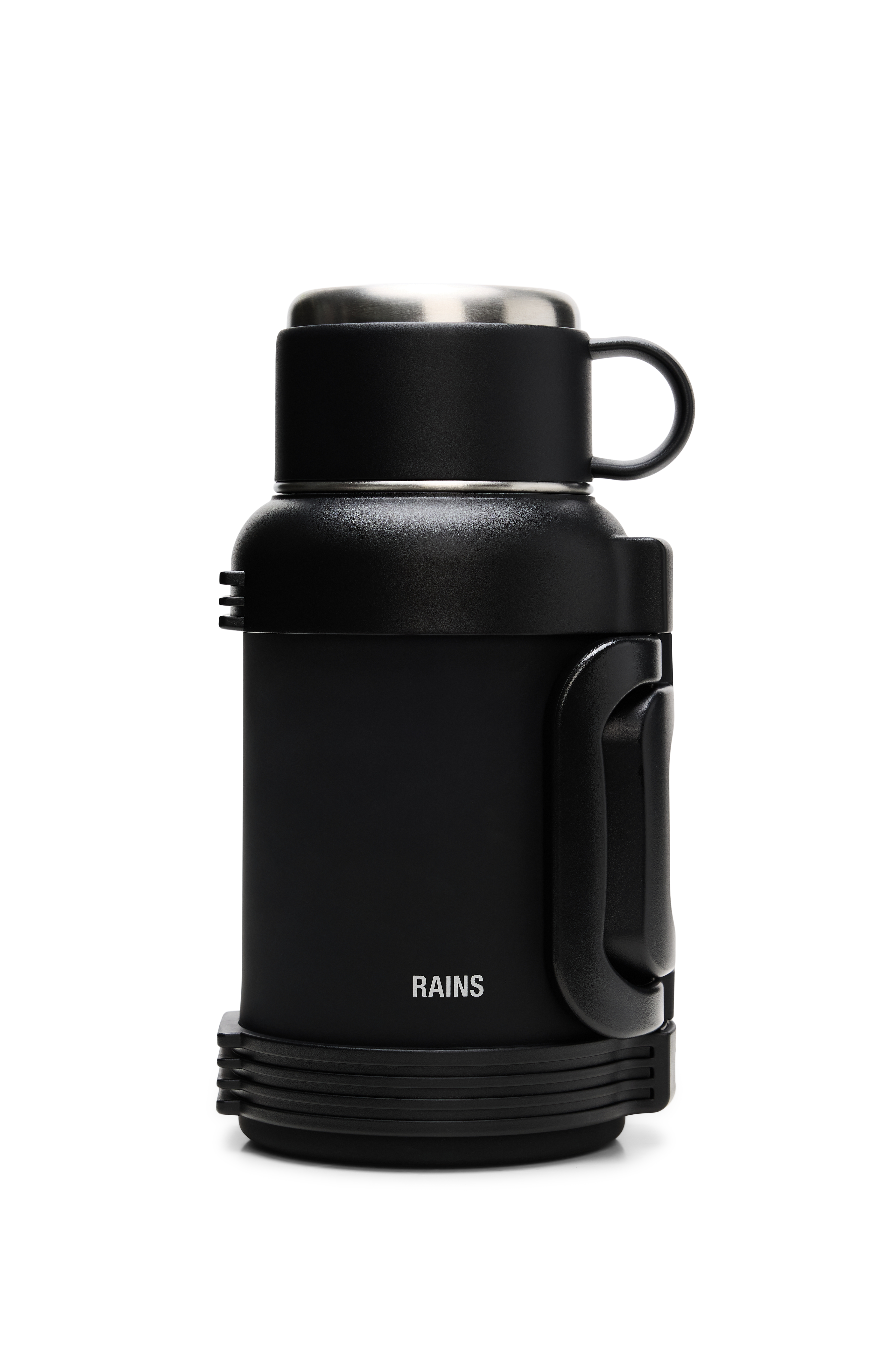 RAINS Stainless Steel Tumbler Vacuum Flask 1300ml Black Drink wear
